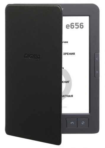 Электронная книга Digma E656 Cover 6" E-Ink Carta 800x600 600MHz/4Gb/microSDHC темно-серый (в компл.:обложка) фото 4