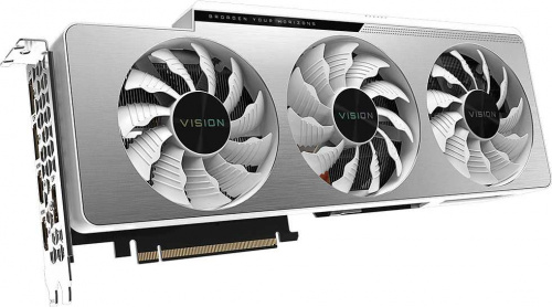 Видеокарта Gigabyte PCI-E 4.0 GV-N3080VISION OC-10GD NVIDIA GeForce RTX 3080 10240Mb 320 GDDR6X 1800/19000/HDMIx2/DPx3/HDCP Ret фото 7
