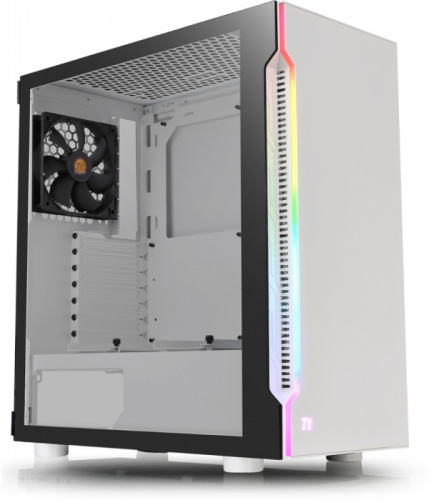 Корпус Thermaltake H200 TG Snow RGB белый без БП ATX 1x120mm 2xUSB3.0 audio bott PSU фото 7