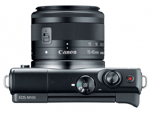 Фотоаппарат Canon EOS M100 черный 24.2Mpix 3" 1080p WiFi 15-45 IS STM LP-E12 фото 5