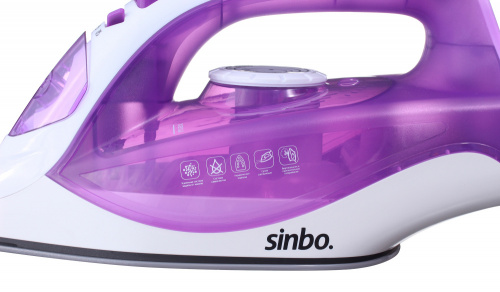 Утюг Sinbo SSI 6618 2200Вт фиолетовый/белый фото 8