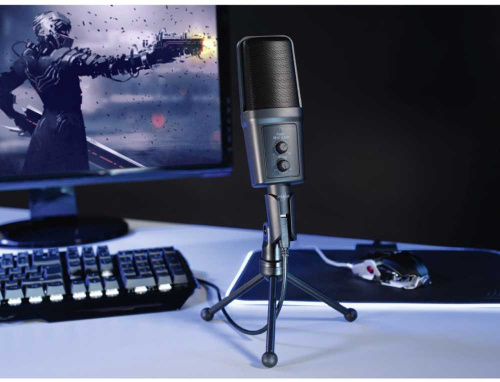 Микрофон проводной Hama uRage MIC xStr3am Revolution 2.5м черный фото 5