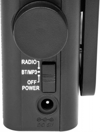 Радиоприемник настольный Harper HDRS-377 черный USB microSD фото 4