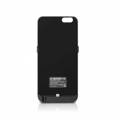 Чехол-аккумулятор DF для Apple iPhone 6 Plus iBattery-18 черный фото 4