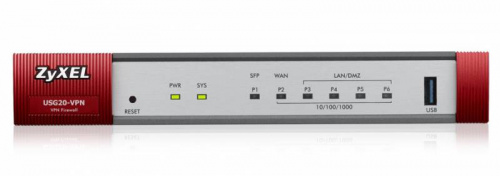 Межсетевой экран Zyxel USG20-VPN (USG20-VPN-RU0101F) 10/100/1000BASE-TX/SFP серебристый фото 5