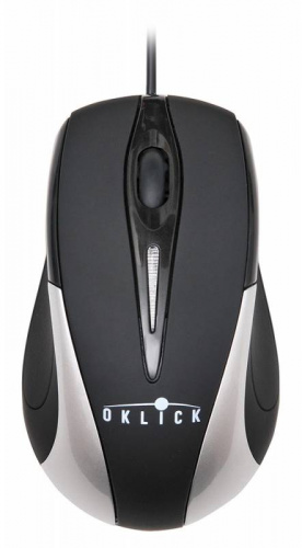 Мышь Oklick 235M черный/серебристый оптическая (800dpi) USB (2but) фото 6