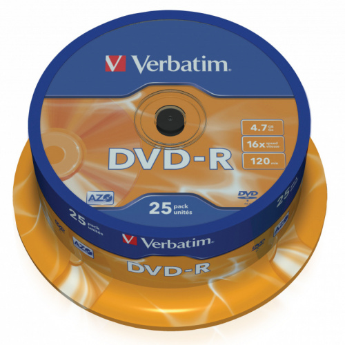 Диск DVD-RW Verbatim 4.7Gb 4x Cake Box (10шт) (43552) фото 2