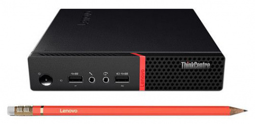 ПК Lenovo ThinkCentre M715q slim A6 Pro 8570E (3)/4Gb/1Tb 5.4k/R5/Windows 10 Home 64/GbitEth/WiFi/BT/клавиатура/мышь/черный фото 5