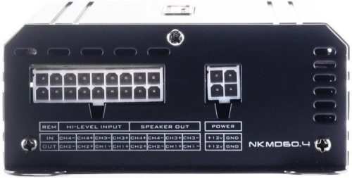 Усилитель автомобильный Nakamichi NAK-NKMD60.4 сlass D(mini) четырехканальный фото 6