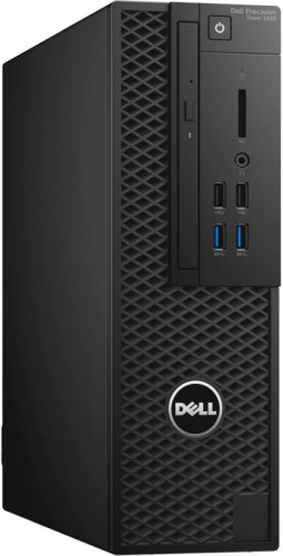 ПК Dell Precision 3420 SFF Xeon E3-1220v5 (3)/8Gb/1Tb 7.2k/P1000 4Gb/DVDRW/Windows 10 Professional 64/GbitEth/240W/черный фото 2