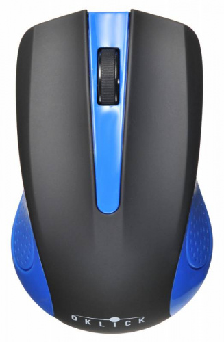Мышь Oklick 485MW+ черный/синий оптическая (1200dpi) беспроводная USB (2but) фото 4