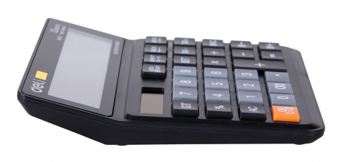 Калькулятор бухгалтерский Deli EM01120 черный 12-разр. фото 7
