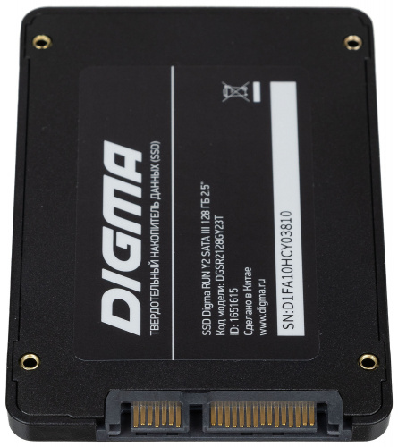 Накопитель SSD Digma SATA-III 128GB DGSR2128GY23T Run Y2 2.5" фото 8