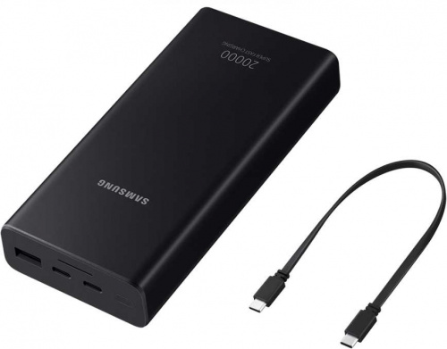 Мобильный аккумулятор Samsung EB-P5300 20000mAh 3A QC PD 25W 1xUSB темно-серый (EB-P5300XJRGRU) фото 2