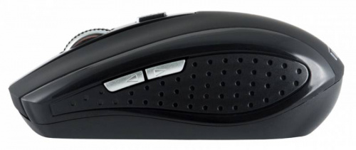 Мышь Оклик 455MW черный оптическая (1600dpi) беспроводная USB для ноутбука (5but) фото 3