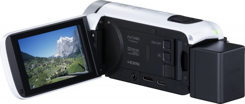 Видеокамера Canon Legria HF R806 белый 32x IS opt 3" Touch LCD 1080p XQD Flash фото 4
