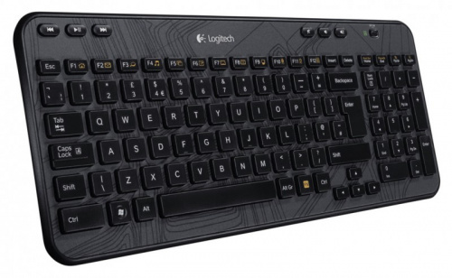 Клавиатура Logitech K360 черный USB беспроводная Multimedia для ноутбука фото 3