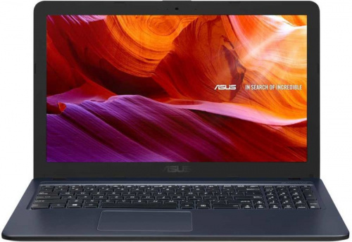 Ноутбук Asus VivoBook X543BA-DM624 A4 9125/4Gb/SSD256Gb/AMD Radeon R3/15.6"/FHD (1920x1080)/Endless/grey/WiFi/BT/Cam