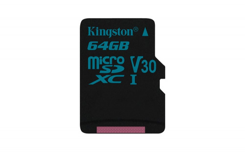 Флеш карта microSDXC 64Gb Class10 Kingston SDCG2/64GBSP Canvas Go w/o adapter