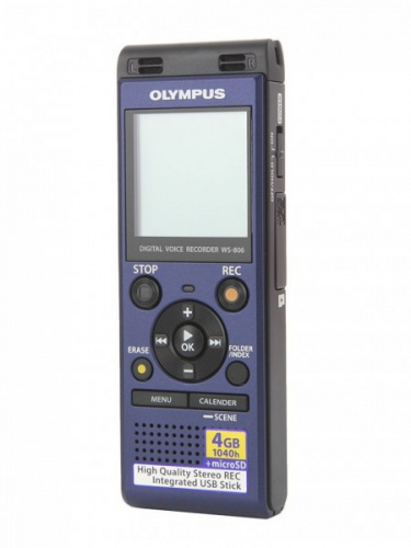 Диктофон Цифровой Olympus WS-806 4Gb синий