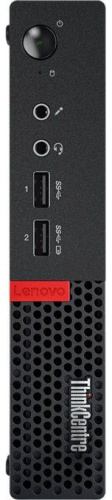 ПК Lenovo ThinkCentre M710q Tiny slim P G4560T (2.9)/4Gb/SSD128Gb/HDG610/noOS/GbitEth/WiFi/BT/65W/клавиатура/мышь/черный фото 3