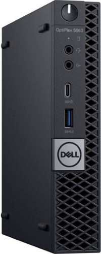 ПК Dell Optiplex 5060 Micro i5 8500T (2.1)/8Gb/SSD256Gb/UHDG 630/Windows 10 Professional Single Language 64/GbitEth/WiFi/BT/90W/клавиатура/мышь/черный фото 3
