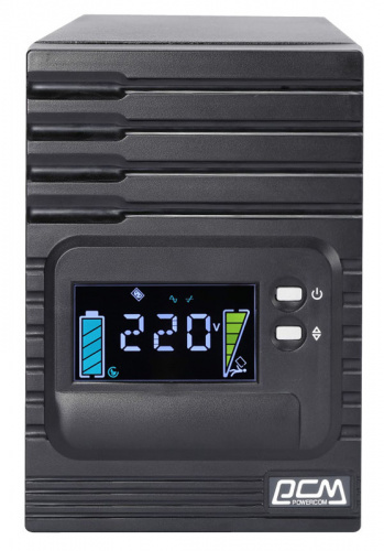 Источник бесперебойного питания Powercom Smart King Pro+ SPT-2000-II LCD 1600Вт 2000ВА черный фото 2