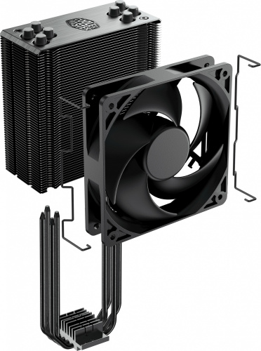 Устройство охлаждения(кулер) Cooler Master Hyper 212 Black Edition Soc-AM4/1151/1200/2066 4-pin 9-31dB Al+Cu 130W 465gr Ret фото 3