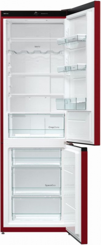 Холодильник Gorenje NRK6192CR4 бордовый (двухкамерный) фото 2