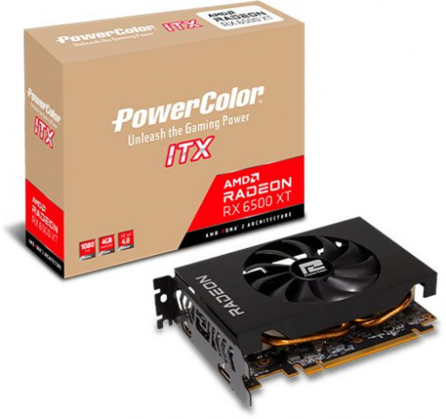 Видеокарта PowerColor PCI-E 4.0 AXRX 6500XT 4GBD6-DH AMD Radeon RX 6500XT 4096Mb 64 GDDR6 2610/18000 HDMIx1 DPx1 HDCP Ret фото 6