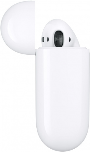 Гарнитура вкладыши Apple AirPods 2 A2032,A2031,A1602 белый беспроводные bluetooth в ушной раковине (MV7N2AM/A) фото 2
