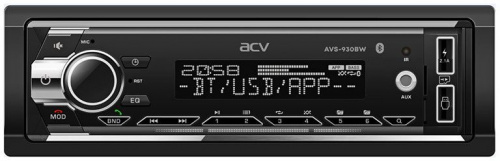 Автомагнитола ACV AVS-930BW 1DIN 4x50Вт ПДУ (37970)