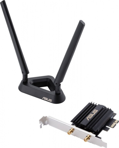 Сетевой адаптер Wi-Fi + Bluetooth Asus PCE-AX58BT AX3000 PCI Express (ант.внеш.съем) 2ант. фото 2