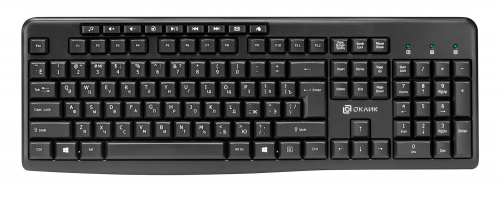 Клавиатура + мышь Оклик 225M клав:черный мышь:черный USB беспроводная Multimedia (1454537) фото 16