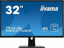 Монитор Iiyama 32" ProLite XB3270QS-B1 черный IPS 4ms 16:9 DVI HDMI M/M матовая HAS Pivot 1200:1 250cd 178гр/178гр 2560x1440 DisplayPort Ultra HD 2K (1440p)