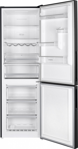 Холодильник Maunfeld MFF185NFB 2-хкамерн. черный глянц. фото 9