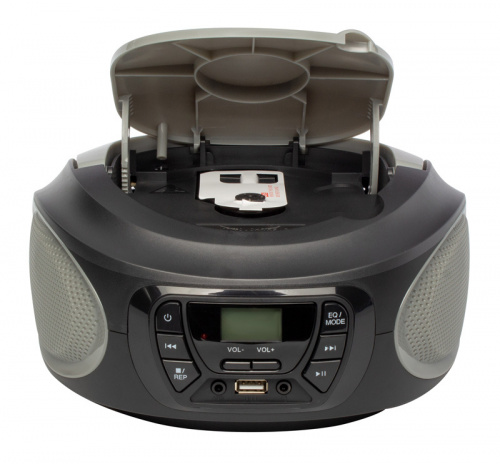 Аудиомагнитола Hyundai H-PCD380 черный/серый 4Вт/CD/CDRW/MP3/FM(dig)/USB/BT фото 6