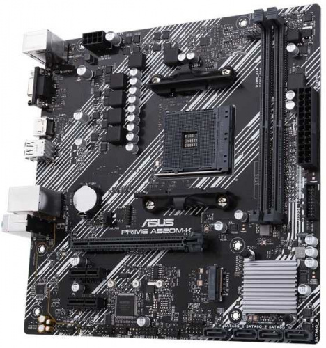 Материнская плата Asus PRIME A520M-K Soc-AM4 AMD A520 2xDDR4 mATX AC`97 8ch(7.1) GbLAN RAID+VGA+HDMI фото 3