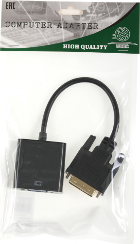 Переходник Ningbo DVI-D (m) VGA (f) 0.23м фото 5
