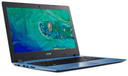 Ноутбук Acer Aspire 1 A114-32-C9GN Celeron N4020 4Gb eMMC128Gb UMA 14" TN HD (1366x768) Windows 10 blue WiFi BT Cam 4810mAh фото 7