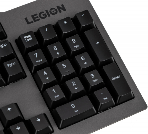 Клавиатура Lenovo Legion K500 RGB механическая черный USB Multimedia for gamer LED (подставка для запястий) фото 6