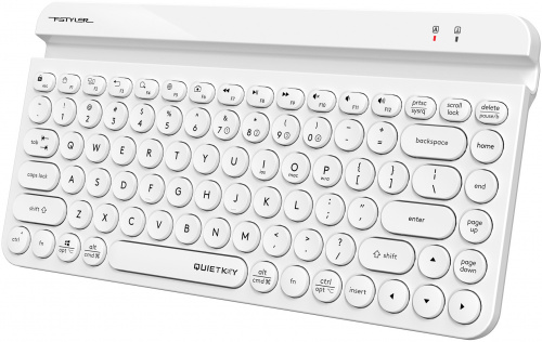 Клавиатура A4Tech Fstyler FBK30 белый USB беспроводная BT/Radio slim Multimedia (FBK30 WHITE) фото 10