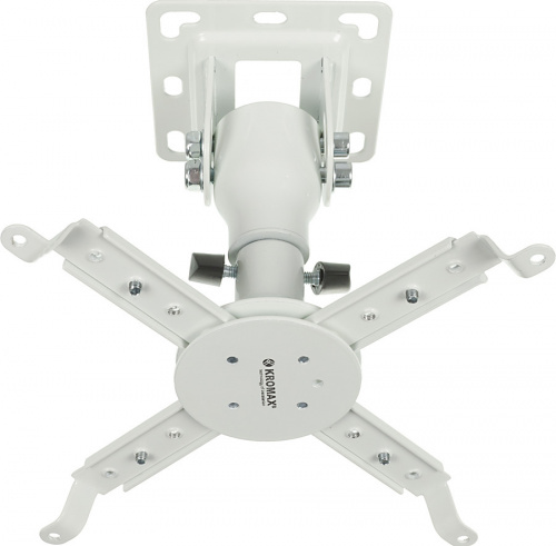 Кронштейн для проектора Kromax PROJECTOR-10 белый макс.20кг потолочный поворот и наклон фото 2