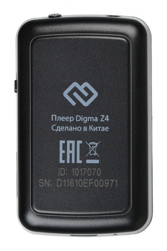 Плеер Hi-Fi Flash Digma Z4 BT 16Gb черный/1.5"/FM/microSDHC/clip фото 8