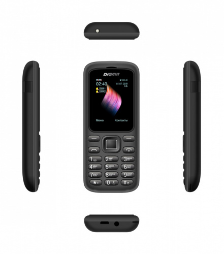 Мобильный телефон Digma A171 Linx 32Mb черный моноблок 2Sim 1.77" 128x160 GSM900/1800 FM microSD max16Gb фото 5