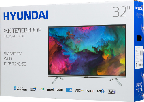 Телевизор LED Hyundai 32" H-LED32ES5000 черный/HD READY/60Hz/DVB-T2/DVB-C/DVB-S2/USB/WiFi/Smart TV (RUS) фото 3