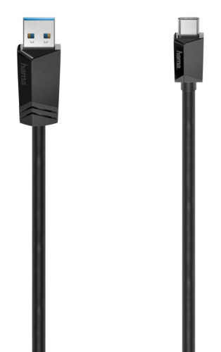 Кабель Hama H-200651 00200651 USB (m)-USB Type-C (m) 0.75м черный