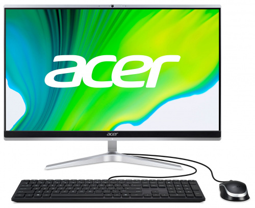 Моноблок Acer Aspire C24-1651 23.8" Full HD Touch i7 1165G7 (2.8) 16Gb 1Tb 5.4k SSD512Gb MX450 2Gb CR Eshell GbitEth WiFi BT 135W клавиатура мышь Cam серебристый 1920x1080 фото 9