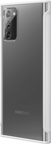Чехол (клип-кейс) Samsung для Samsung Galaxy Note 20 Clear Protective Cover белый (EF-GN980CWEGRU) фото 4