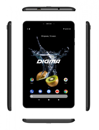 Планшет Digma CITI Octa 70 SC9863 (1.6) 8C RAM4Gb ROM64Gb 7" IPS 1920x1200 3G 4G Android 9.0 черный 5Mpix 2Mpix BT GPS WiFi Touch microSD 128Gb minUSB 2800mAh фото 3